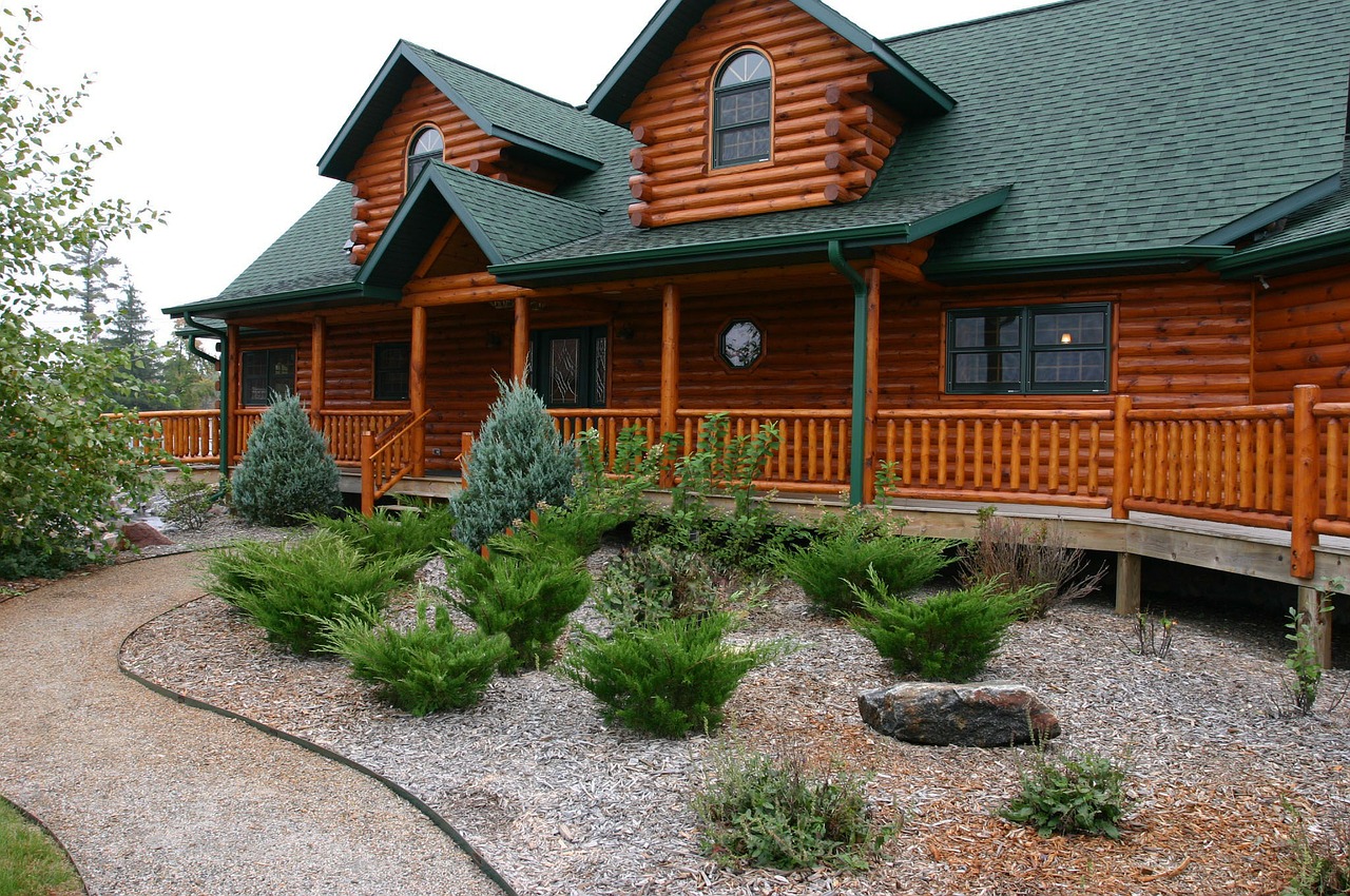 One of the many available log cabin vacation rentals Pocono Mountains has to offer