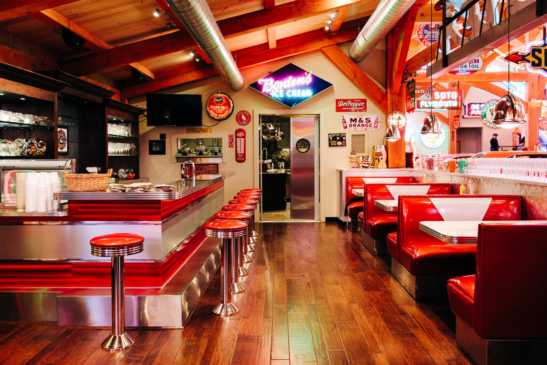 inside of a diner