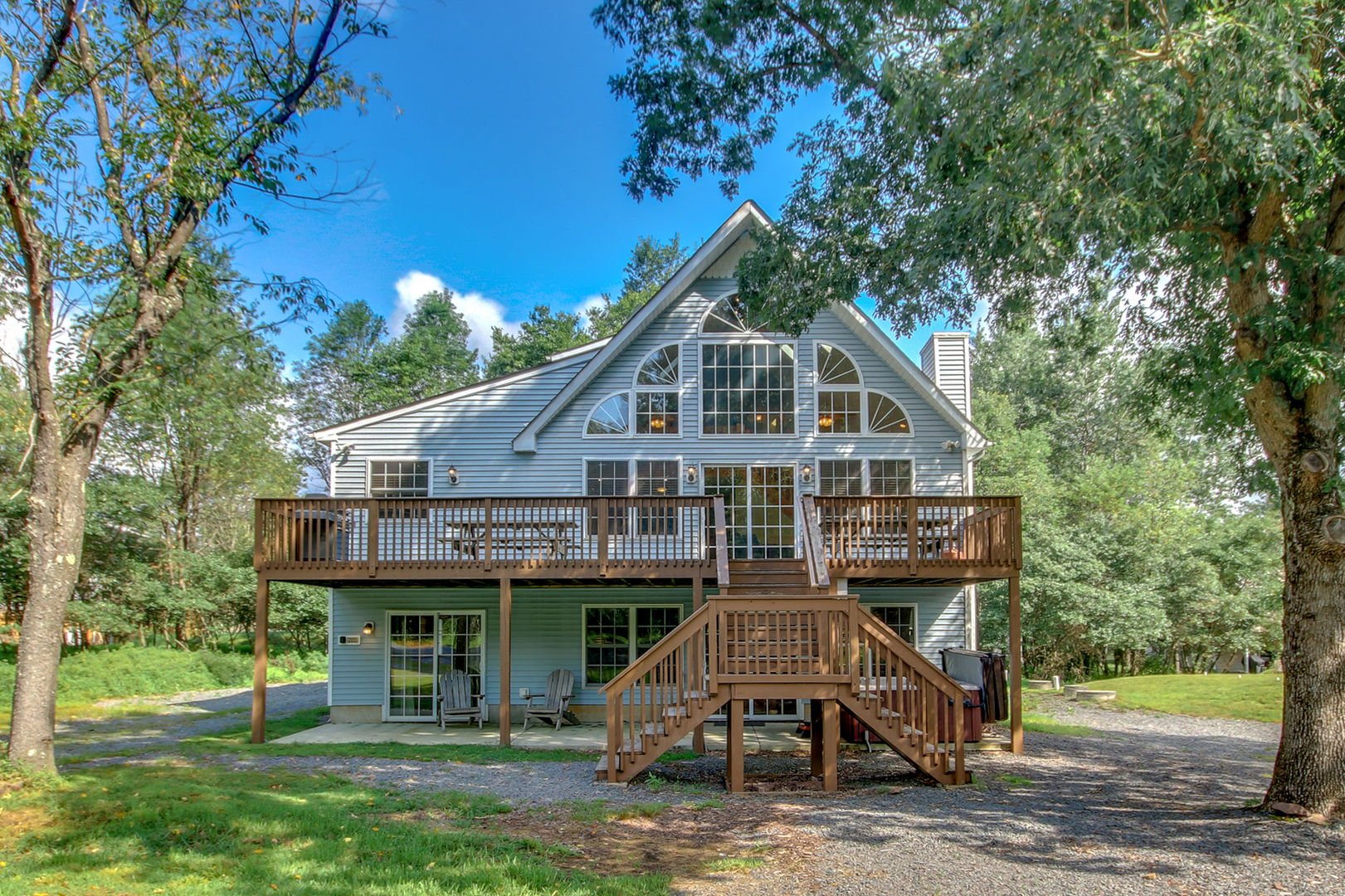 exterior of vacation home