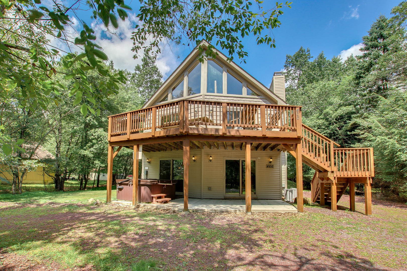 View of one of our Towamensing Trails homes for rent