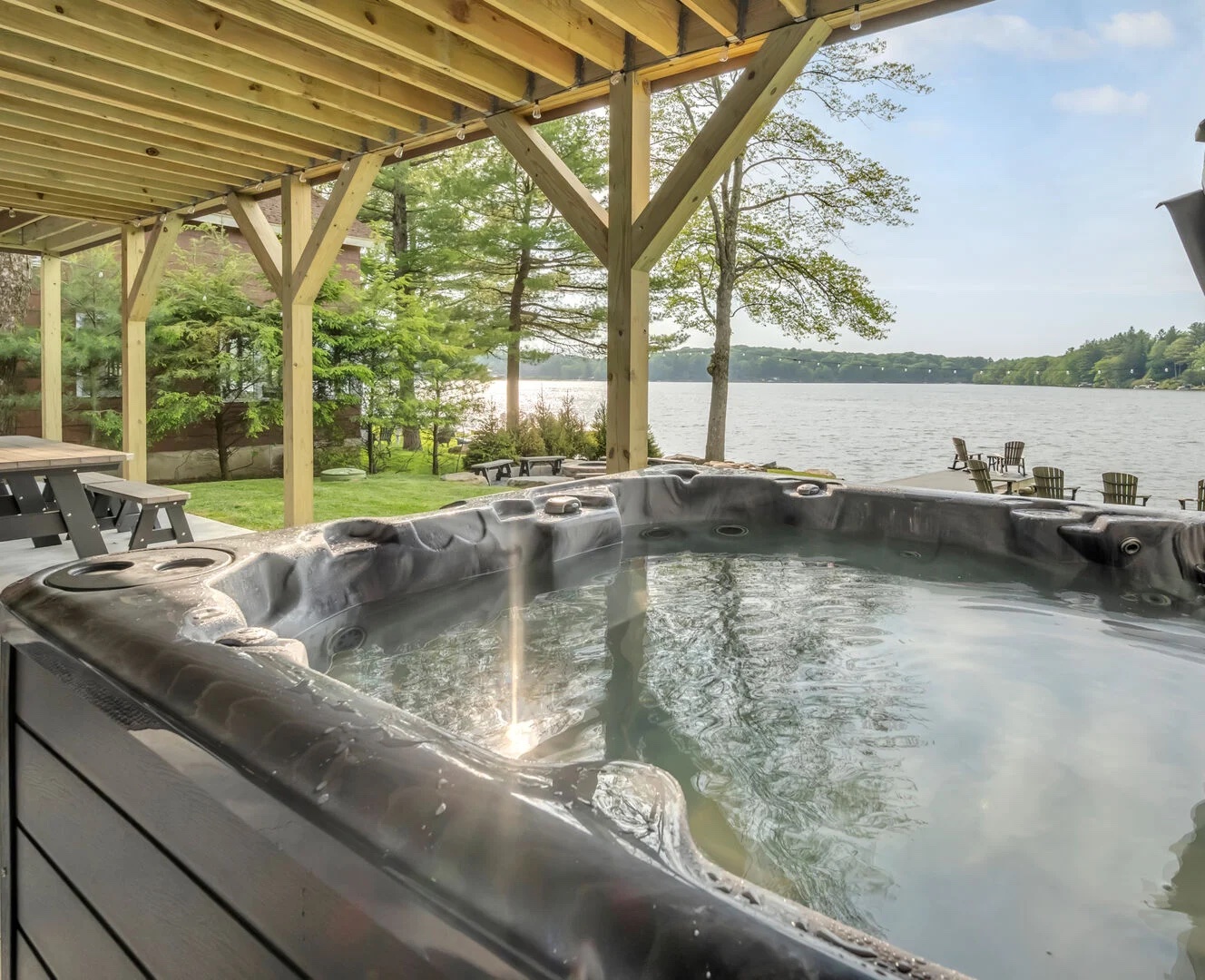 Poconos Airbnb with Pool