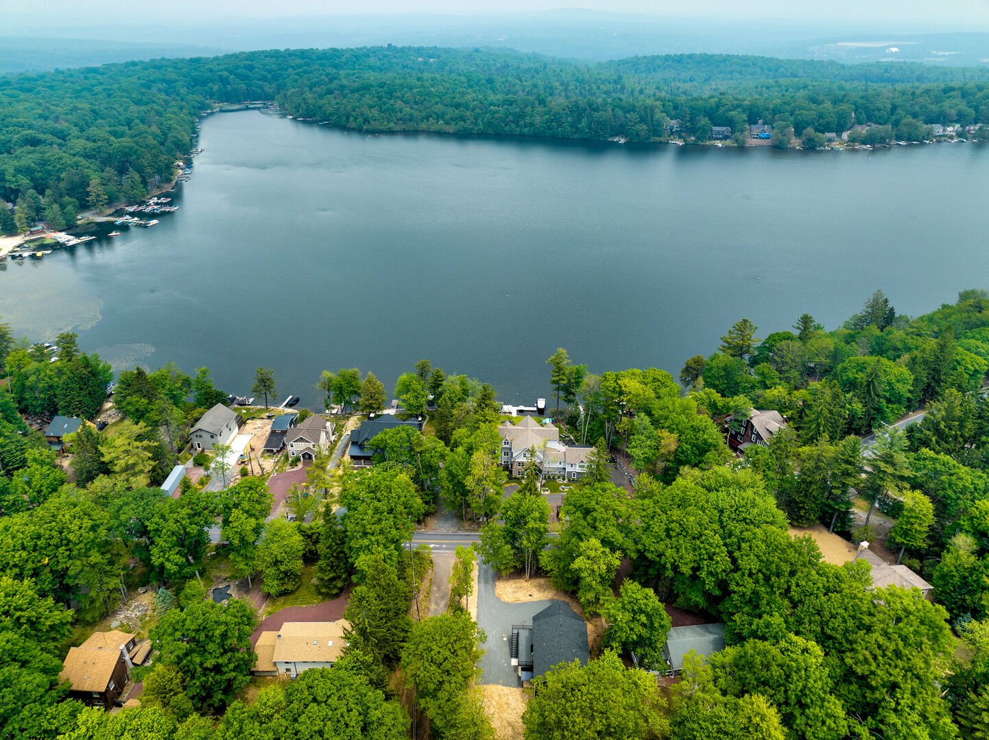 Lake Harmony history - glacial lake formation in Pennsylvania